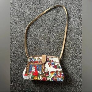 T. Cappelli VINTAGE RARE
Handbag Toys Santas Workshop
Leather Strap canvas bag
